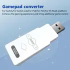 Беспроводной USB джойстик конвертер геймпада для PS5SwitchLitePS4PS3ПК, адаптер для контроллера Bluetooth, приемник