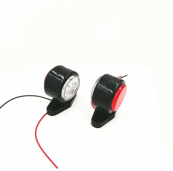 1 пара 2 ''10-30 V светодиодный резиновый стебель световые маркеры Контурные лампы индикаторные огни внешние фонари заднего хода для прицепов грузовых автомобилей