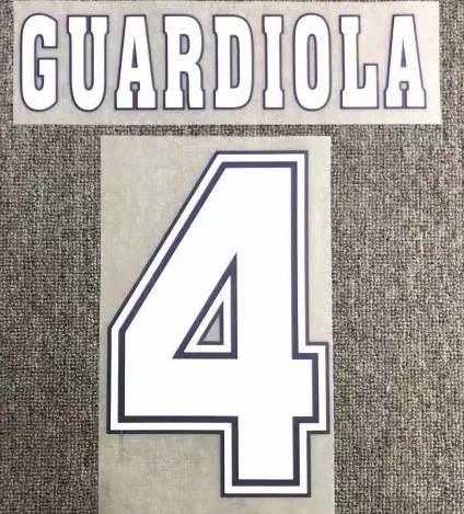 1996 1997 Guardiola Ronaldo Stoichkov Настроить любое имя номер печати железа на значок