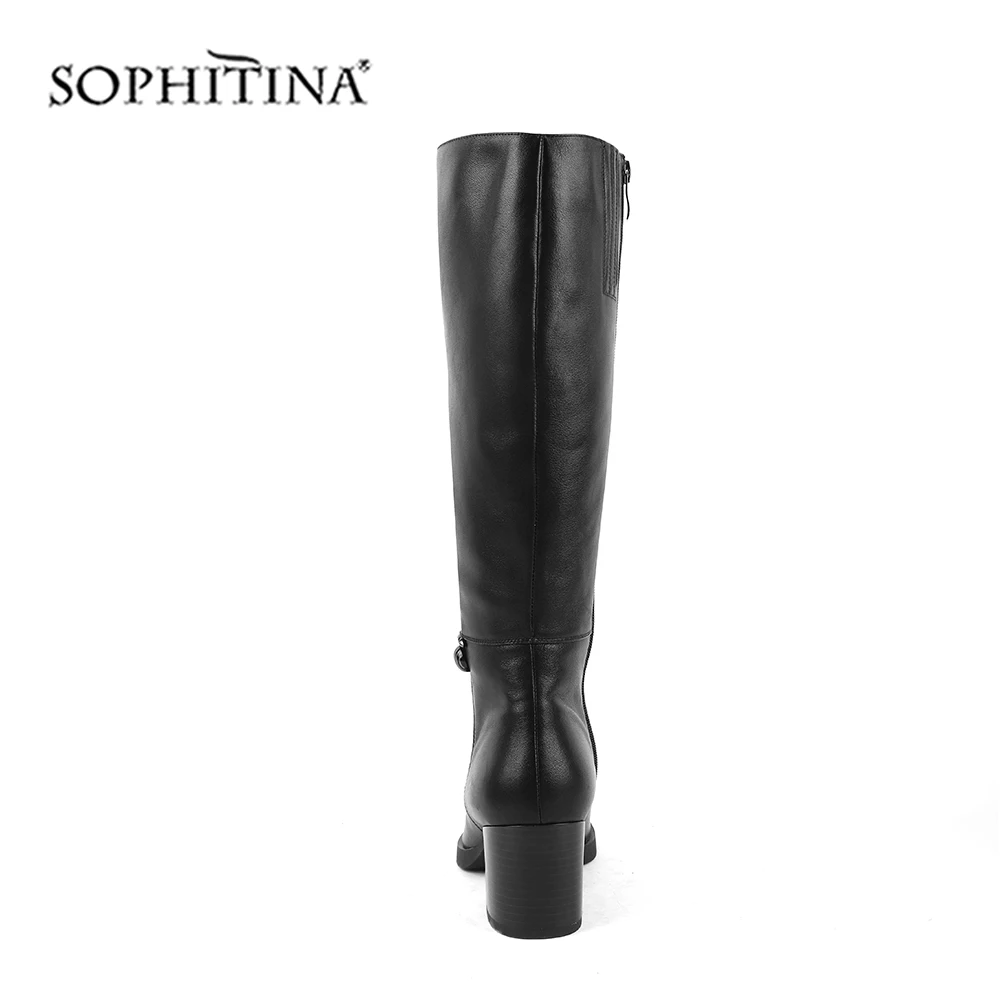 SOPHITINA/Сапоги женские на осень и зима. Модная обувь из высококачественной