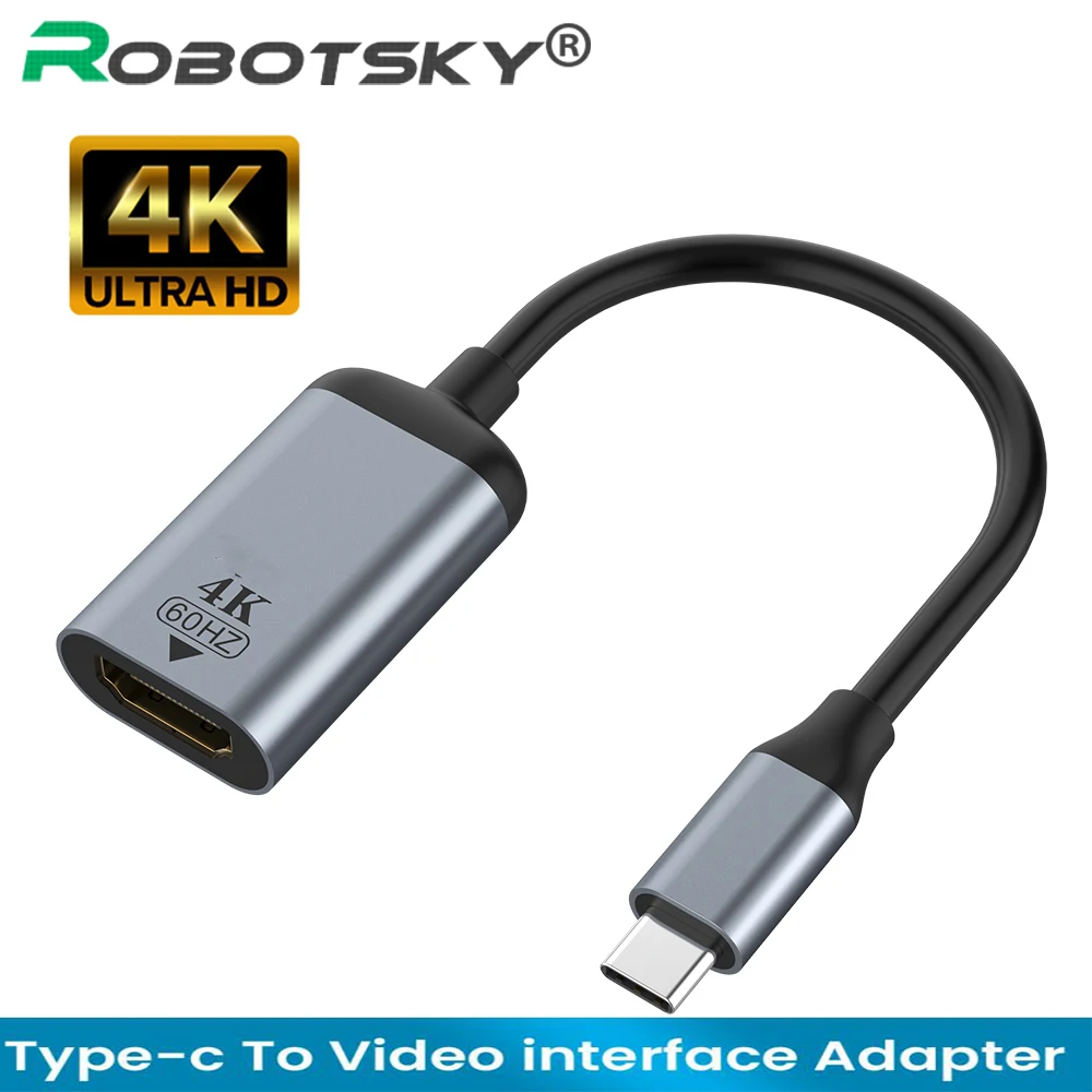 4K USB C к VGA/DP/HDMI-совместимый/Mini DP кабель типа HDM Thunderbolt 3 адаптер для MacBook Pro Samsung S20 UHD |