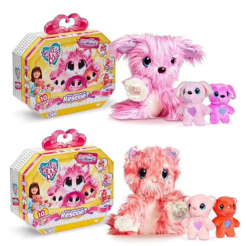 32 * 33* 11.5 cm Sruff-a-luvs Rescue Pet Surprise Cat Bath Dog Blind Box Plush Toy Hobbies Animal Dolls Interesting Kids Gift |