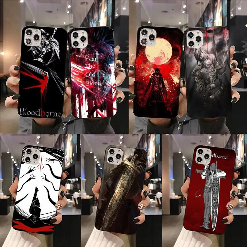 YJZFDYRM Горячая игра Кровопролитный черный корпус телефона для iPhone 11 pro XS MAX 8 7 6 6S Plus X