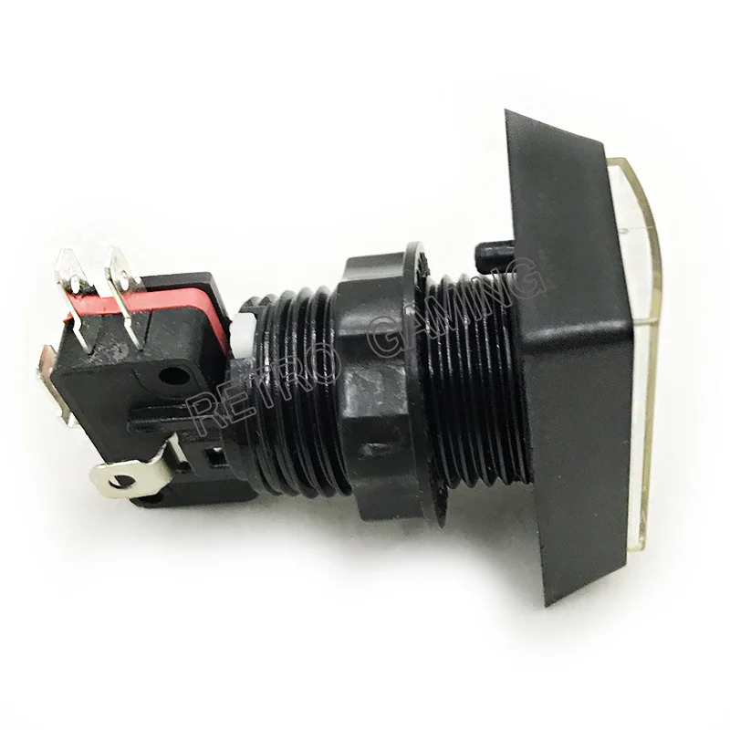 Аркадные детали светодиодная Кнопка 50*33 мм прямоугольные кнопки с подсветкой для