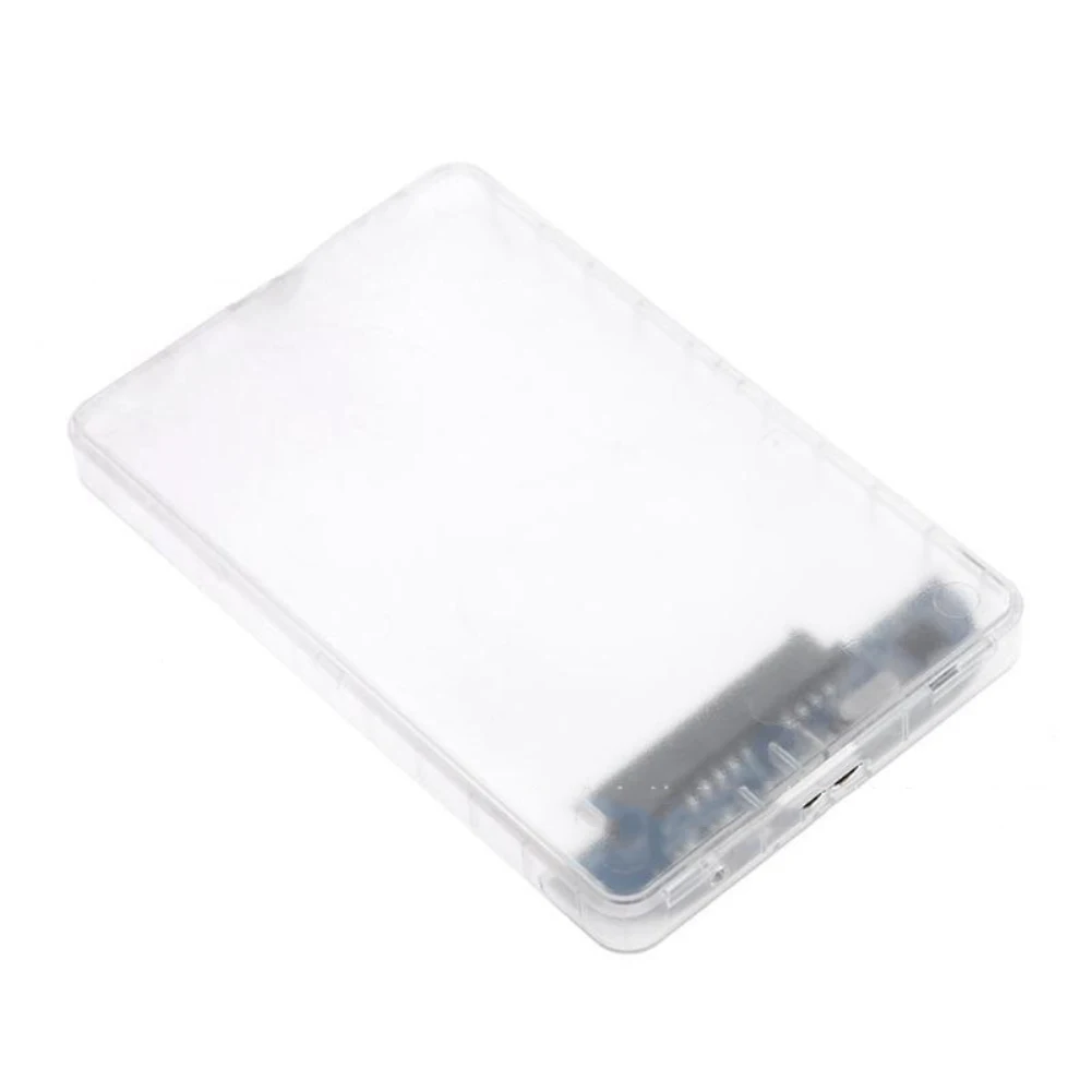 Внешний жесткий диск SSD 5 Гбит/с 2,5 дюймов прозрачный HDD корпус SATA 3,0 к USB 3,0 Корпус коробка поддержка 2 ТБ UASP протокол коробка