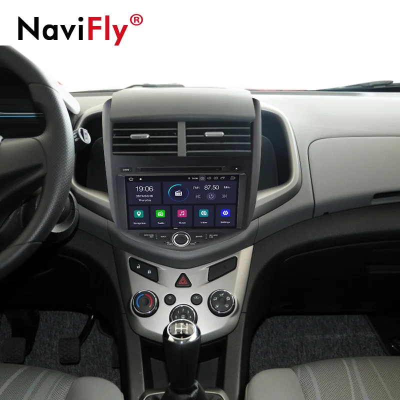 NaviFly Android9.0 OctaCore 4G Оперативная память 64G Встроенная 1din автомобиля gps радио для CHEVROLET