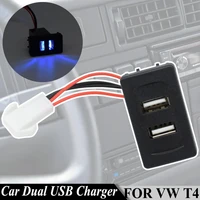 dual usb car smartphone inverter phone charger 5v 2 1a 2 ports vehicle power for vw transporter t4 models auto accessories