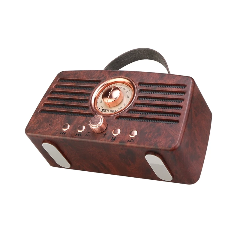 Retekess TR607 классический ретро fm-радио приемник портативное украшение MP3 Радио