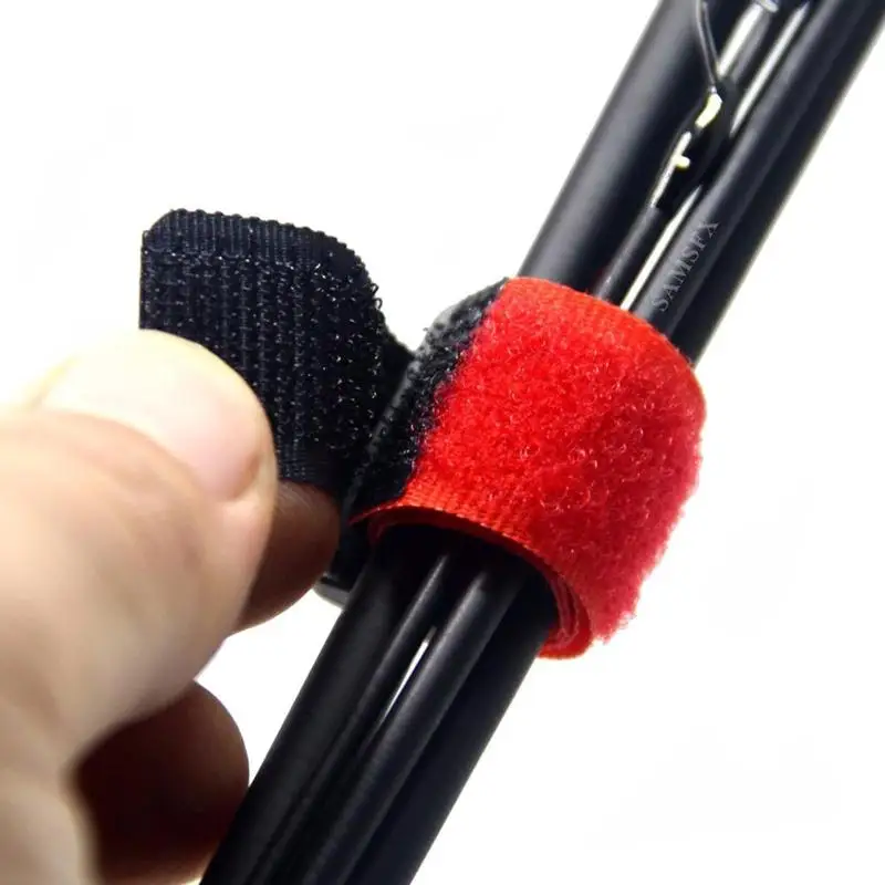 

3PCS Fishing Rod Strap Reusable Tie Holder Suspenders Hook Cable Fastener Loop B4Z6