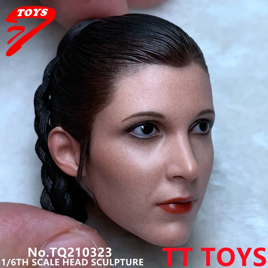 

1/6 Princess Leia Head Sculpt TQ210323 For 12'' Female PH TBL Figure Body