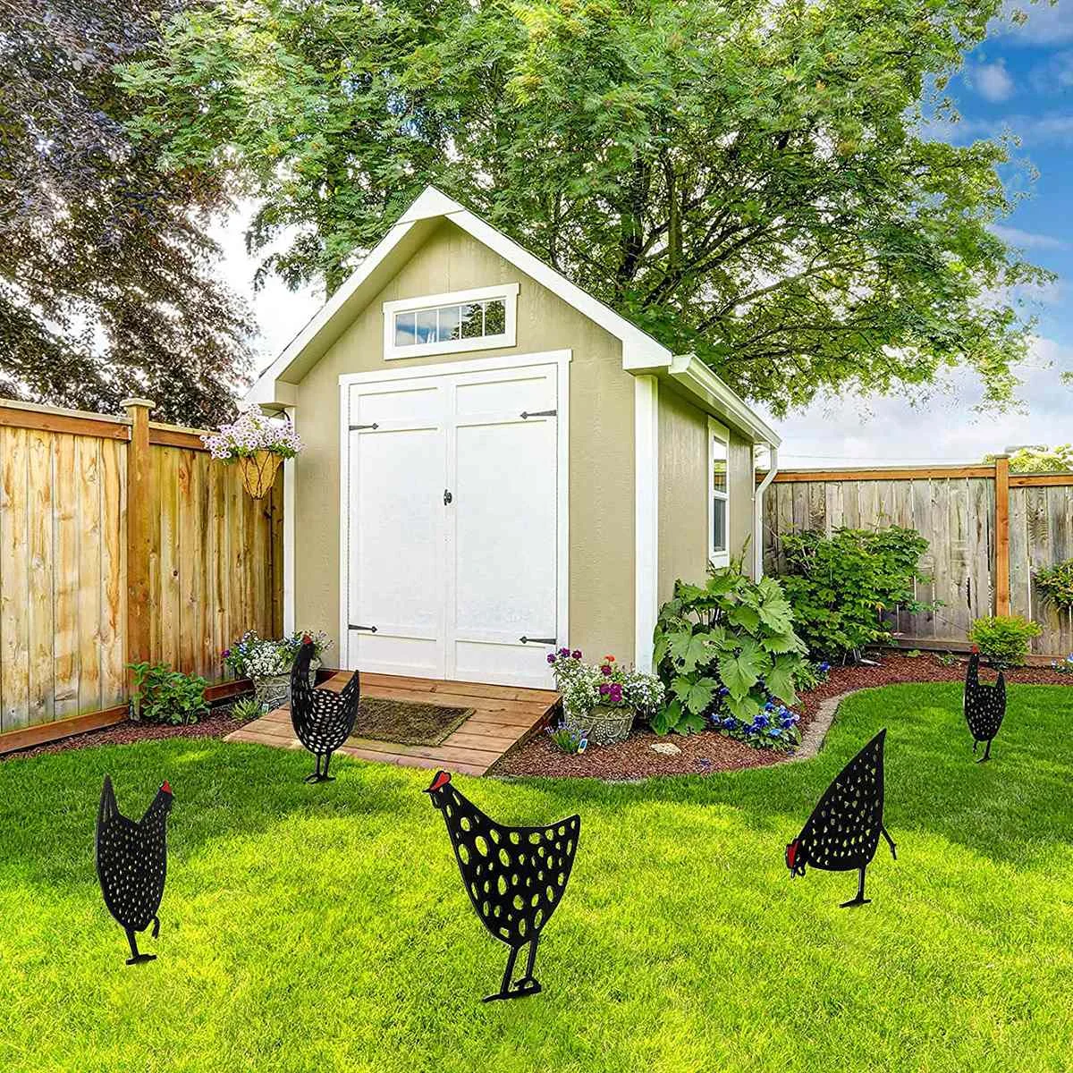 3/5 шт. Пасхальная куриная курица на Пасху украшения для садоводства двор