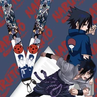 anime sasuke akatsuki fashion lanyards cool neck strap phone keys id card holder lanyard for keys diy hanging rope gifts