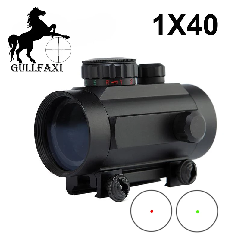 Gullfaxi Red Dot Sight 1X40 отражающий охотничий прицел страйкбольного оружия ружья оптика