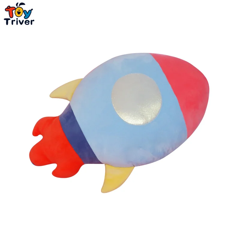 Spacecraft Meteor Planet Rocket Astronomy Plush Toy Triver Stuffed Doll Throw Pillow Cushion Baby Kids Boy Gift Bedroom Decor | Игрушки и