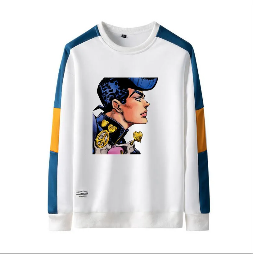 Аниме-костюм для косплея, Необычные приключения Джоджо, толстовка Jotaro Kujo Joseph, армейский военный костюм JoJo для косплея, для мужчин и женщин - Цвет: Лаванда