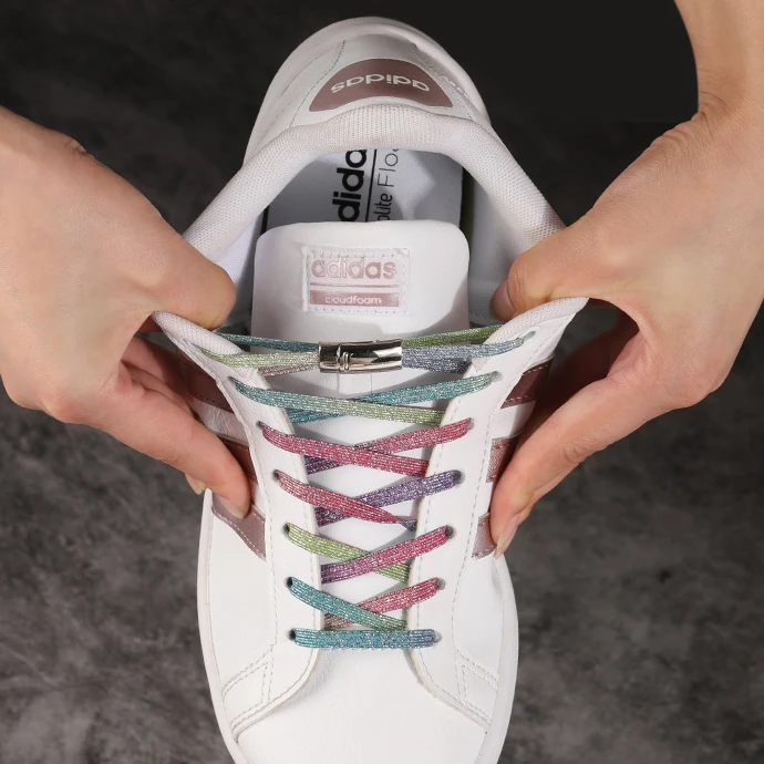 

New Magnetic ShoeLaces Elastic Locking ShoeLace Special Creative No Tie Shoes lace Kids Adult Unisex Sneakers Laces strings