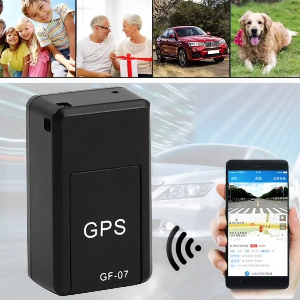

GF07 Tracker GPS Tracker Miniature Intelligent Locator Car Anti-theft Recording Strong Magnetic Adsorption