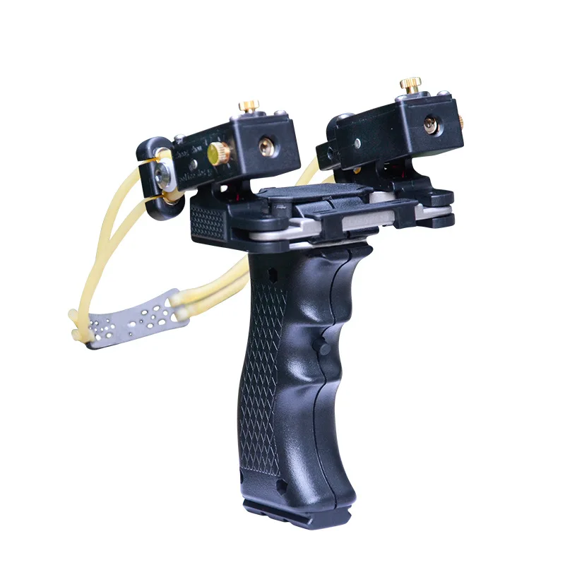 

New Powerful Laser Targeting Slingshot for Outdoor Hunting Folding Wrist Slingshot Catapult Shooting Fishing Slingshots