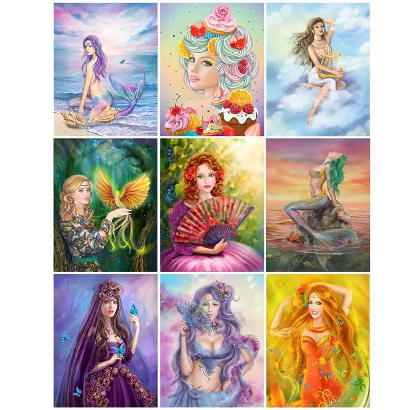 5D сделай сам алмазная живопись особой формы искусство Женская Вышивка крестиком