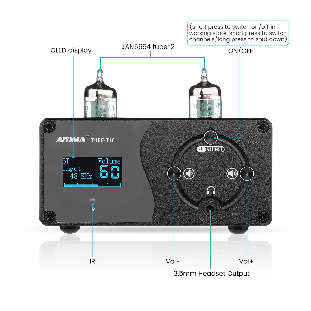 AIYIMA усилитель для наушников Bluetooth QCC3031 aptX | Электроника