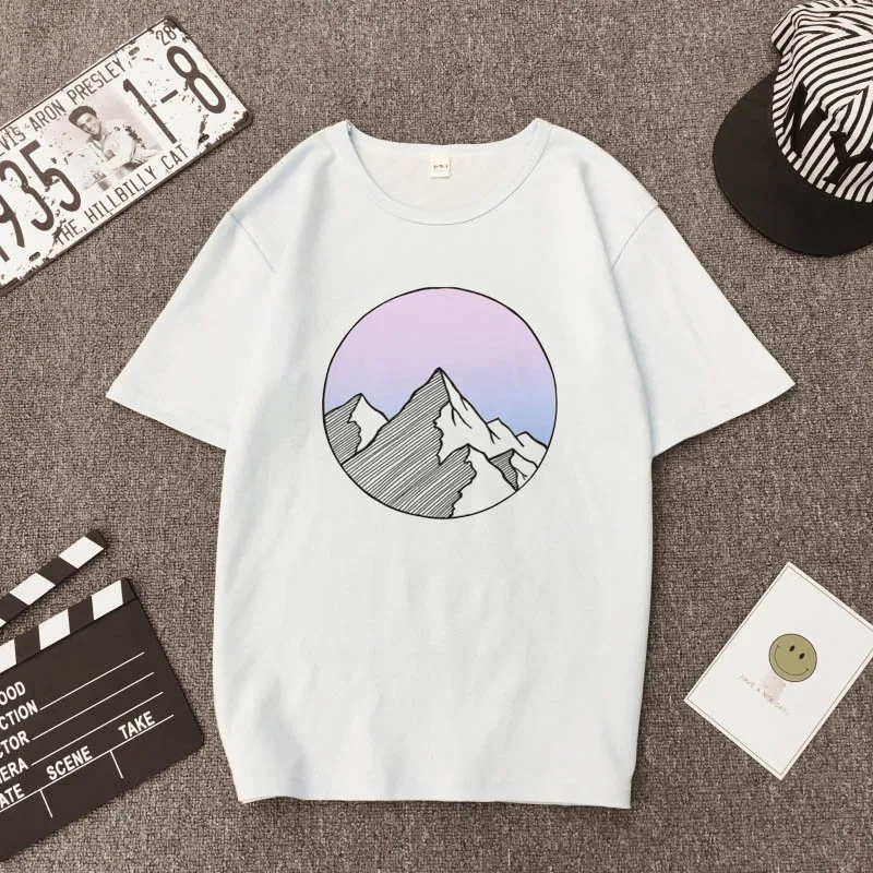 

Oversized Women's T-shirt Creative Pink Harajuku Funny Print T-shirt Summer Black Top Oversized T-shirt