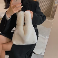 2022 ladies fashion autumn and winter handbag imitation rex rabbit fur vest