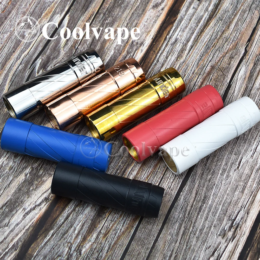 

coolvape Elthunder mod vape mechanical mod Electronic cigarette thunder 21700 battery brass vaporizer Mod vs THC Tauren Mech Mod