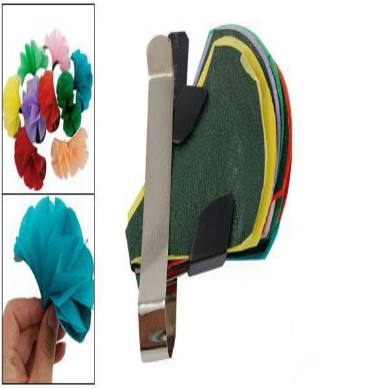 9 весенних бумажных цветов из кончиков пальцев волшебные фокусы пустой цветок