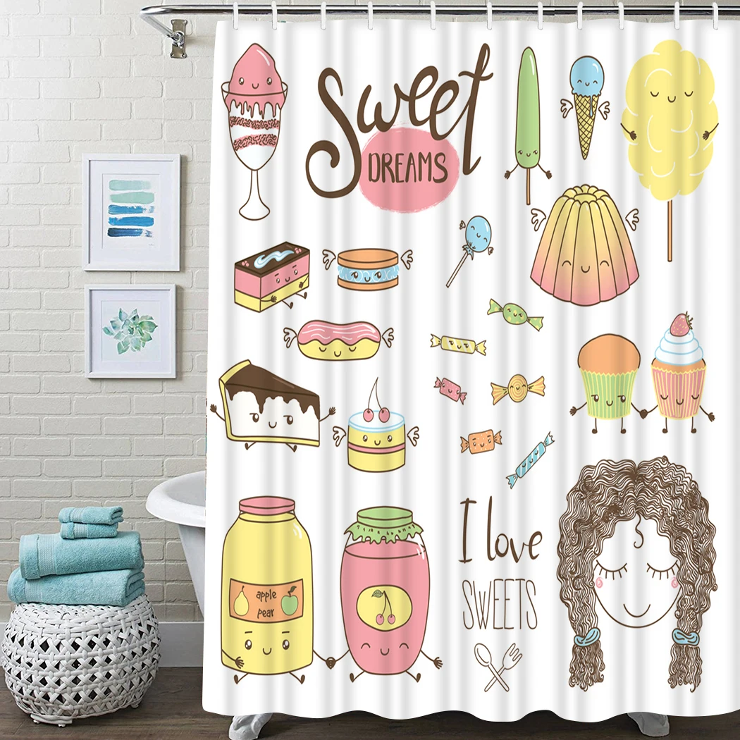 

Gray Shower Curtain Baroque Style Retro For Shower Curtain Waterproof Fabric For Bathroom Decor Shower Curtains Set With Hooks