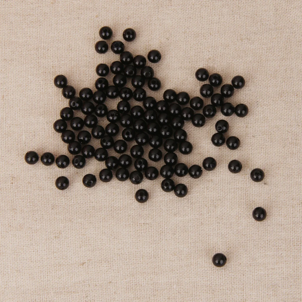 100 шт. бусины из акрила и жемчуга 4 мм|Бусины| |