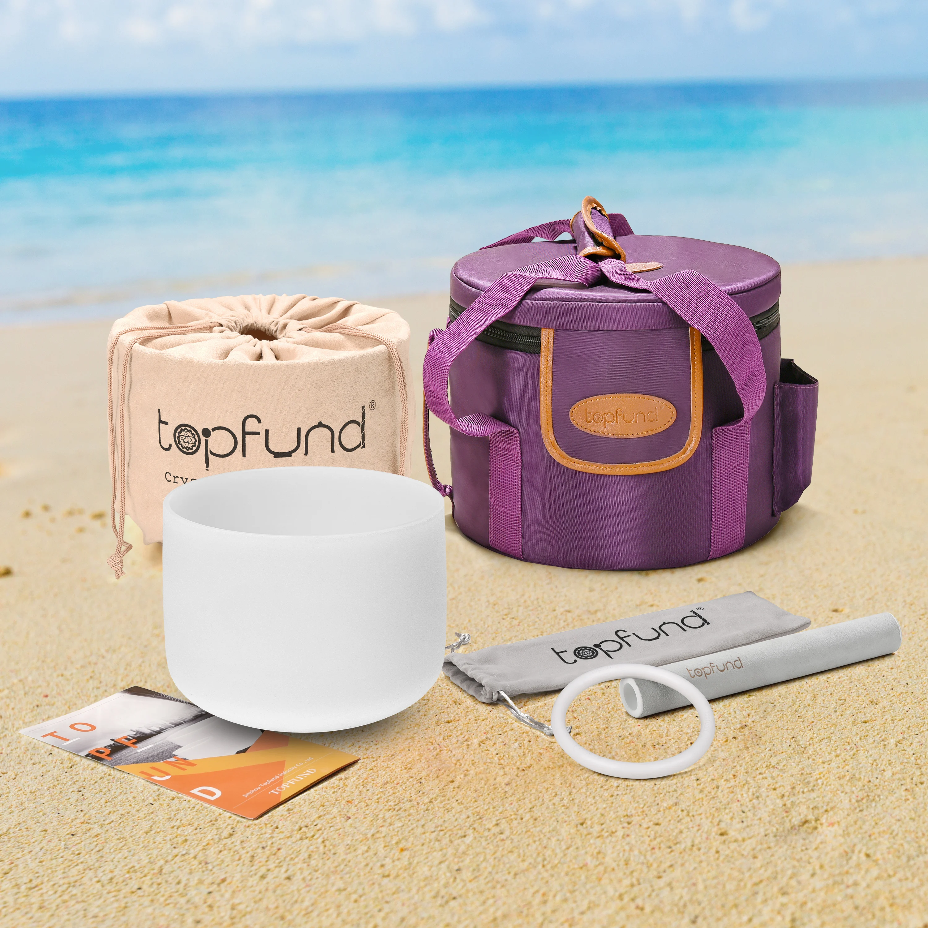 Чакра для горла с матовым кварцевым кристаллом 8 дюймов | Спорт и развлечения