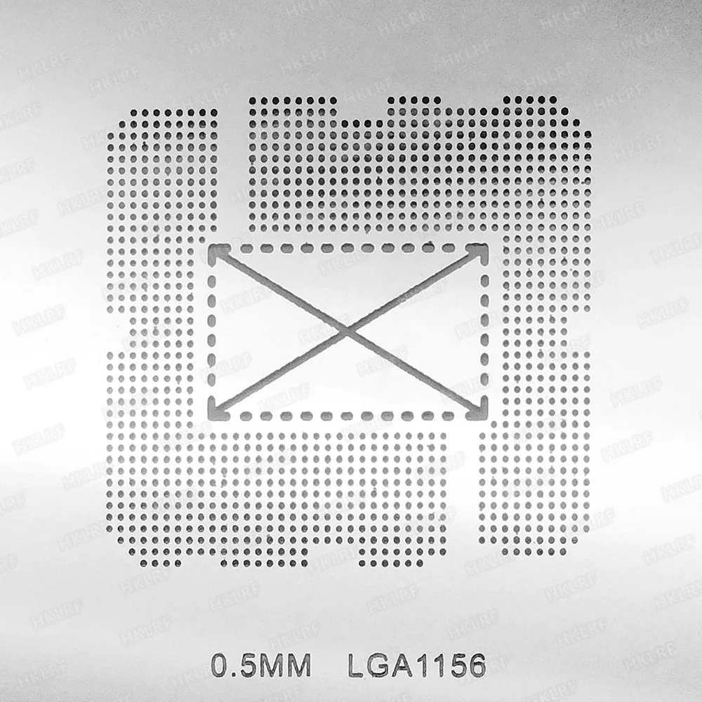 Бесплатная доставка 2 шт LGA 1156 нержавеющий шаблон подходит для ЦП гнезда LGA1156 0 50