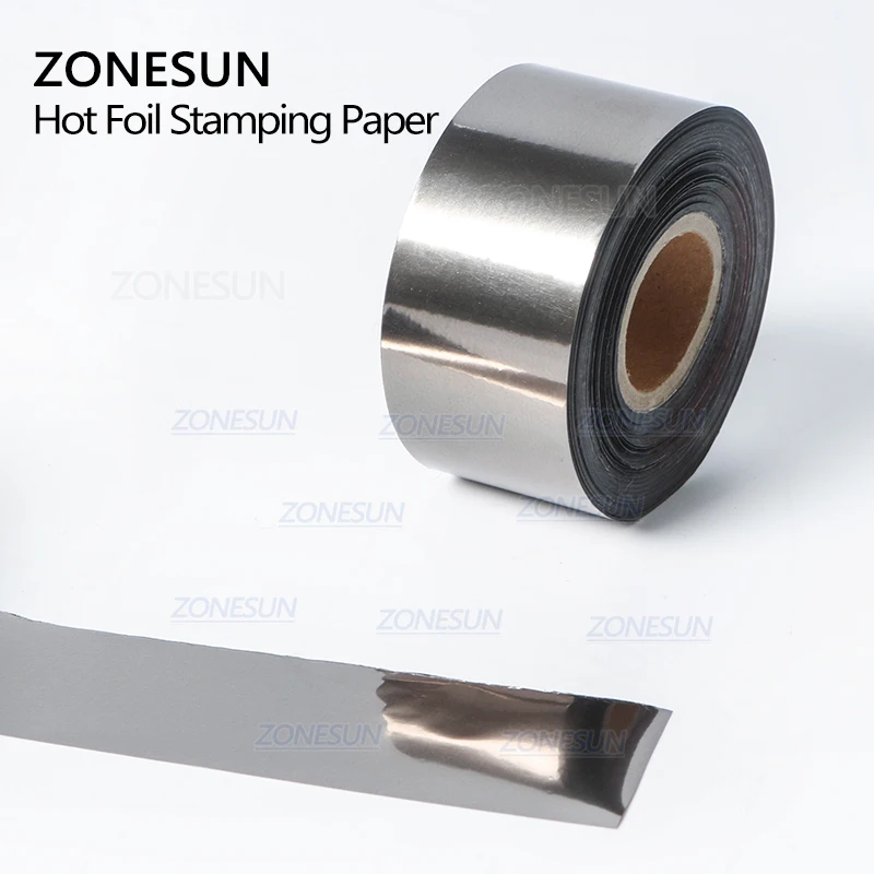 ZONESUN 3 см рулоны ПВХ фольги бумаги горячей штамповки тепловой переноса
