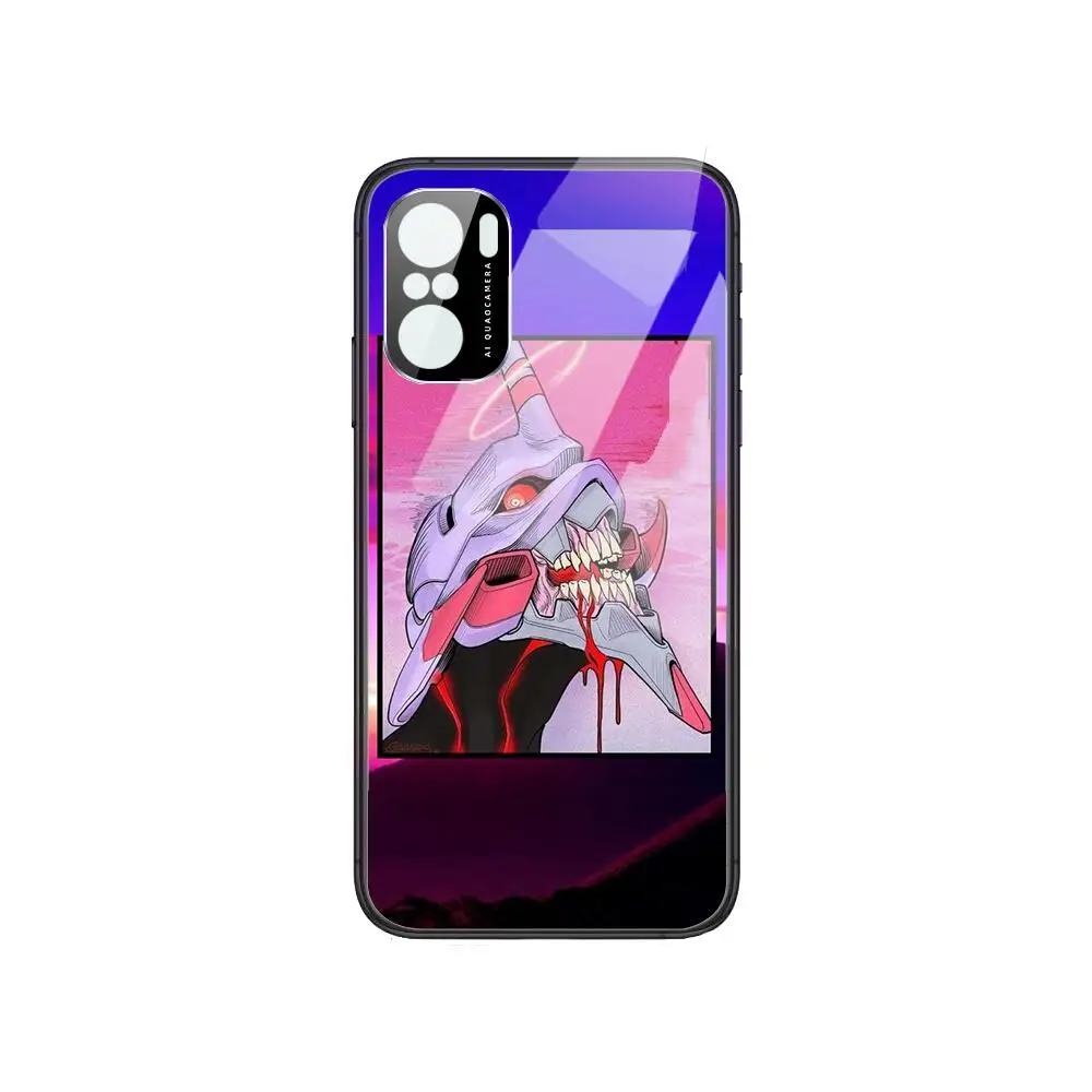 

Anime Genesis Evangelion Phone Case For xiaomi F1 F2 F3 Pro X3 M3 9C 10T Lite NFC Anime Black Cover Silicone Back Prett mi 10 ul