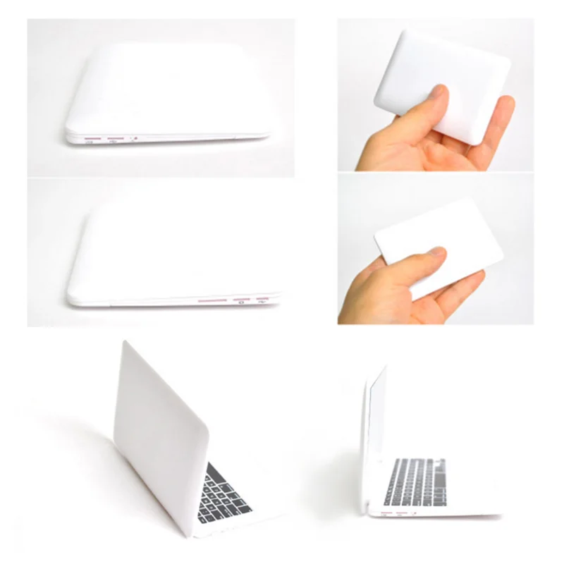 Vanity Mirror Fashion Makeup Mini Pocket Laptop Computer Glass Women Girls Creative Home Decorative Mirrors | Красота и здоровье