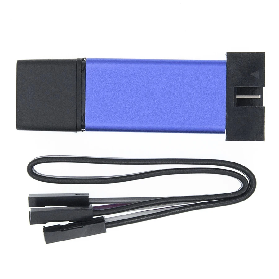 Программатор Stlink ST Link V2 Mini STM8 STM32 программатор загрузки с крышкой|Интегральные