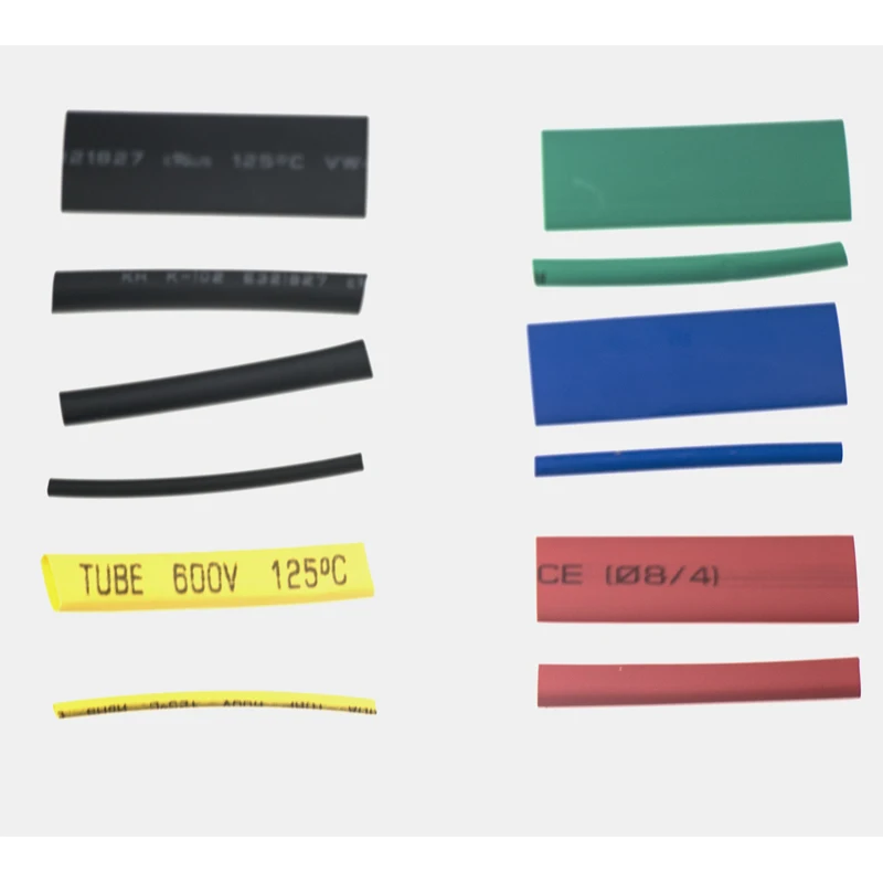 Термоусадочная трубка 530 шт. термоусадочная Полиолефиновая Изолированная