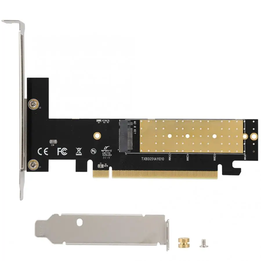 M.2 Riser Card PCIE3.0 To высокоскоростная Плата расширения X16 NVME адаптер карта Поддержка PCIe