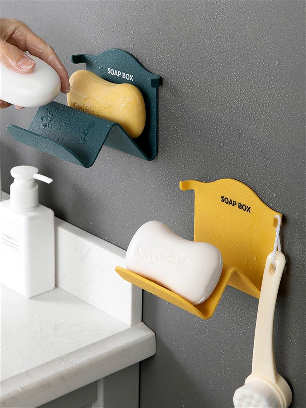 Бытовая ванная Коробка для мыла настенная стойка Ванная комната сливной душ