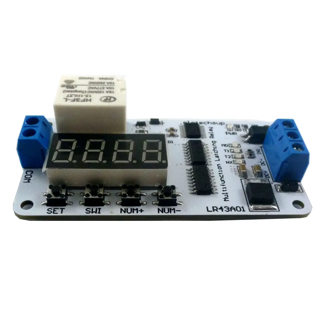 DC 12V 10A магнитное блокирование (keep) многофункциональное энергосберегающее реле