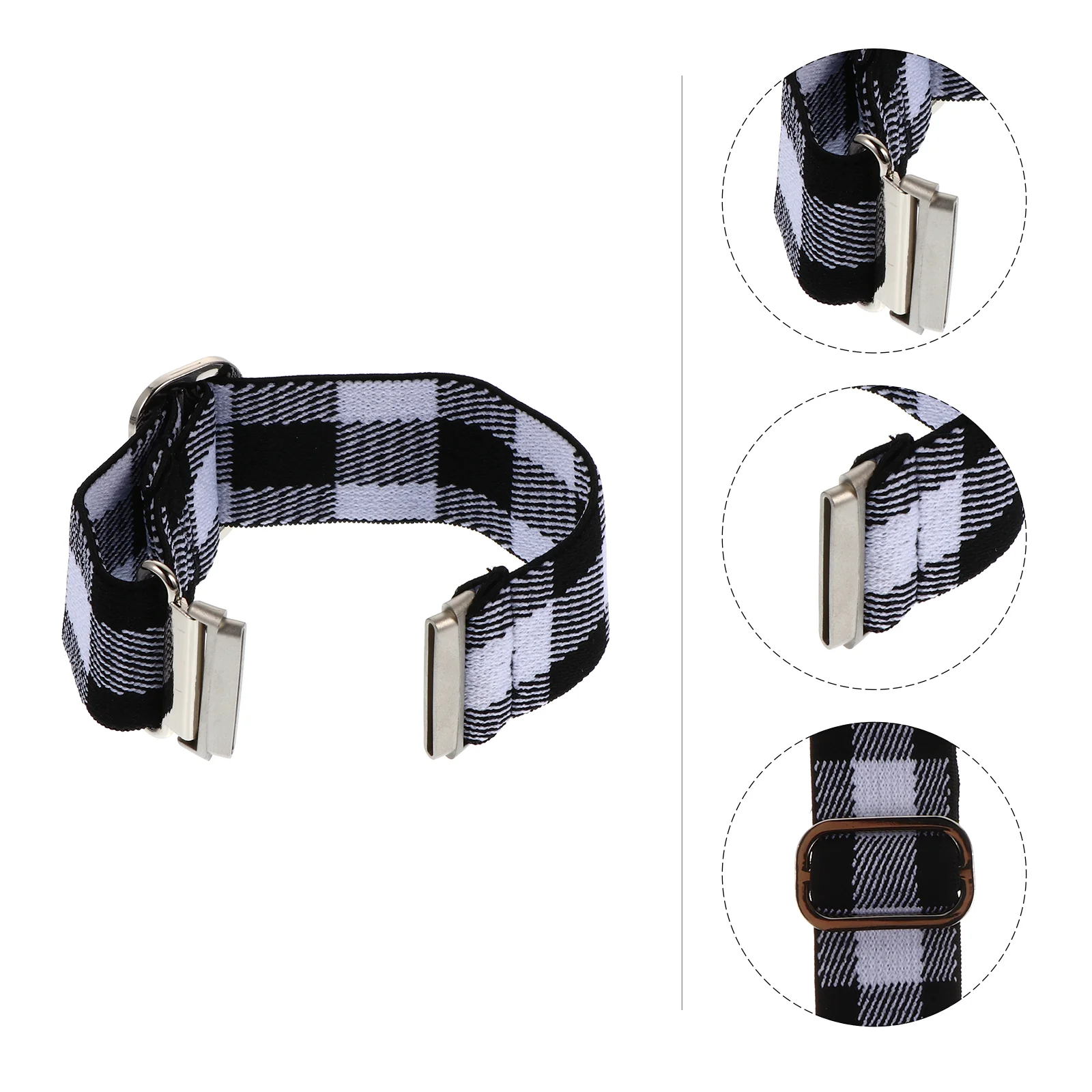 

1pc Wrist Strap Plaid Printing Watch Band Bracelet Compatible for Versa 3