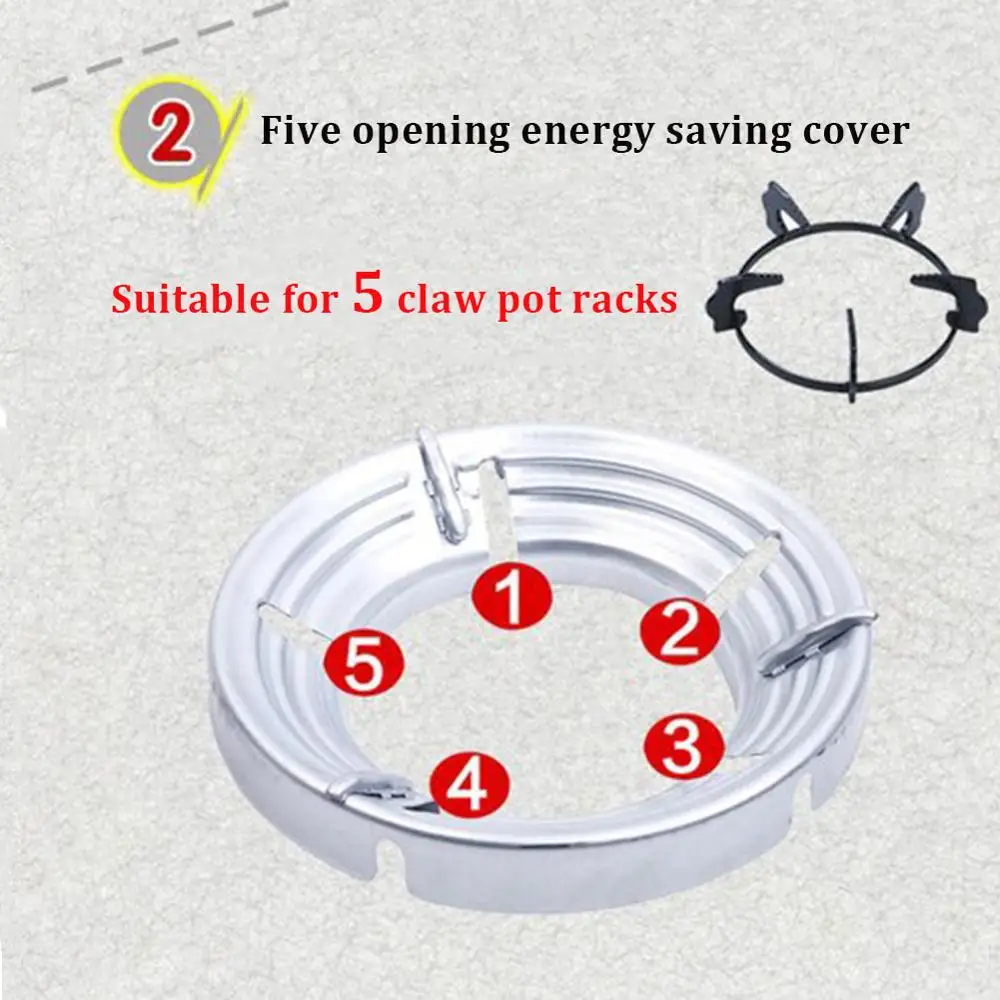 Кухонная газовая плита из нержавеющей стали ветрозащитная энергосберегающая