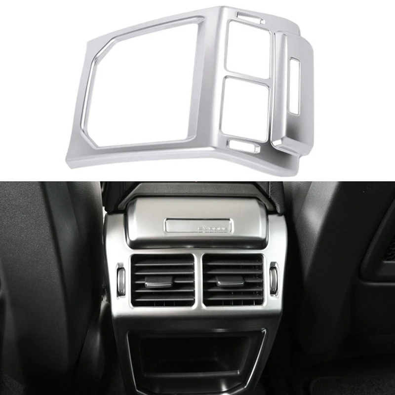 

Rear Exhaust Vent Cover Trim Air Outlet Frame Protector for Land Rover Range Rover Evoque 2014-2016 Car Interior Stying