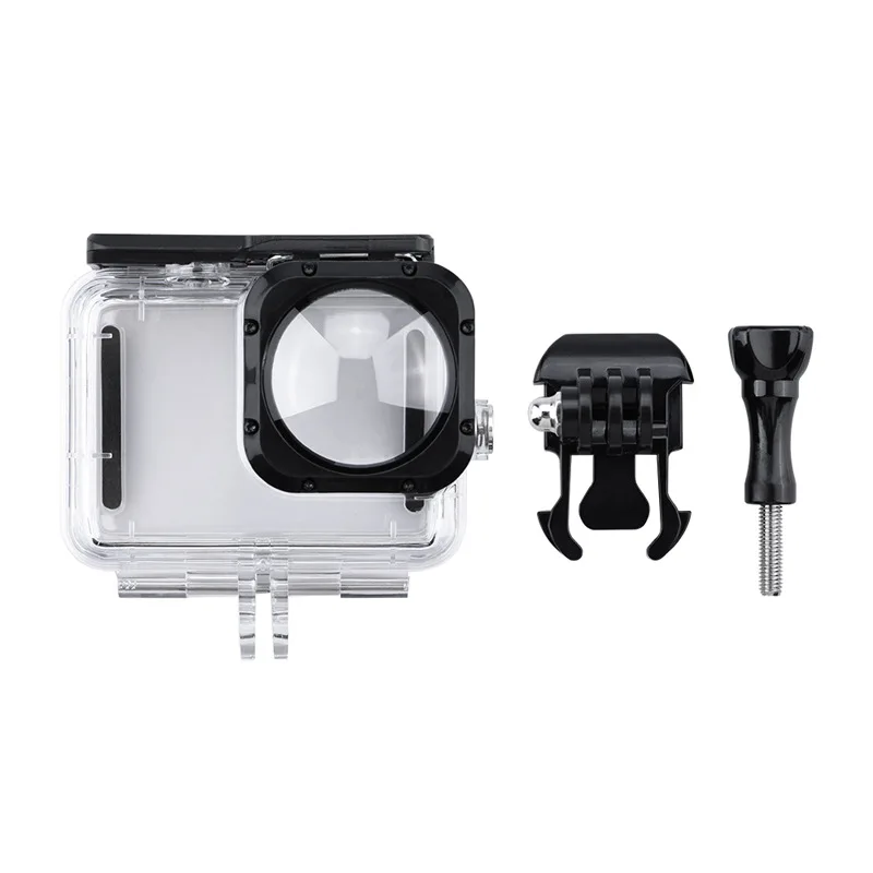 Чехол для Gopro 9 10 аксессуары водонепроницаемый чехол с максимальным объективом