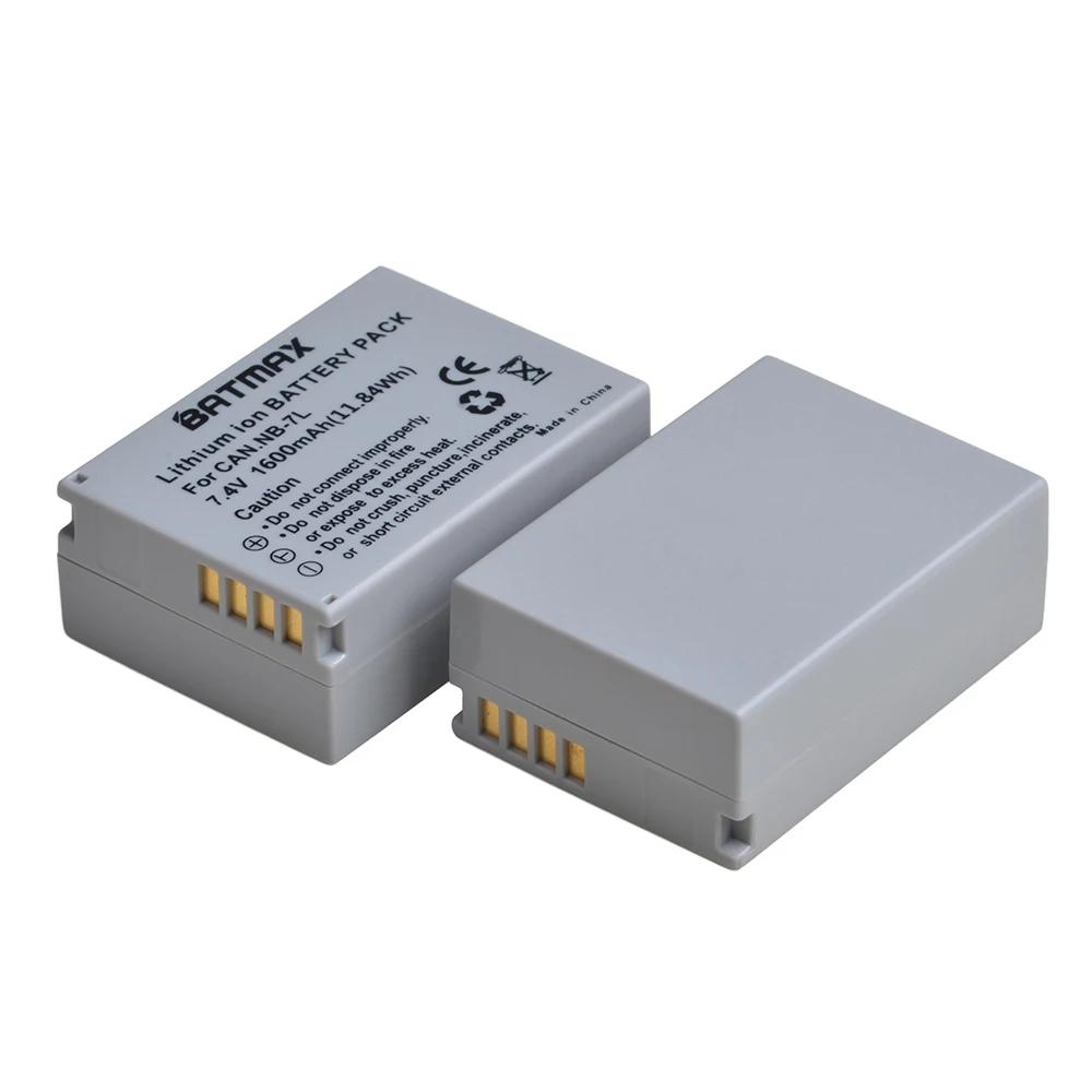 Зарядное устройство Batmax для Canon настенное зарядное с цифровой батареей akku 1600 мАч