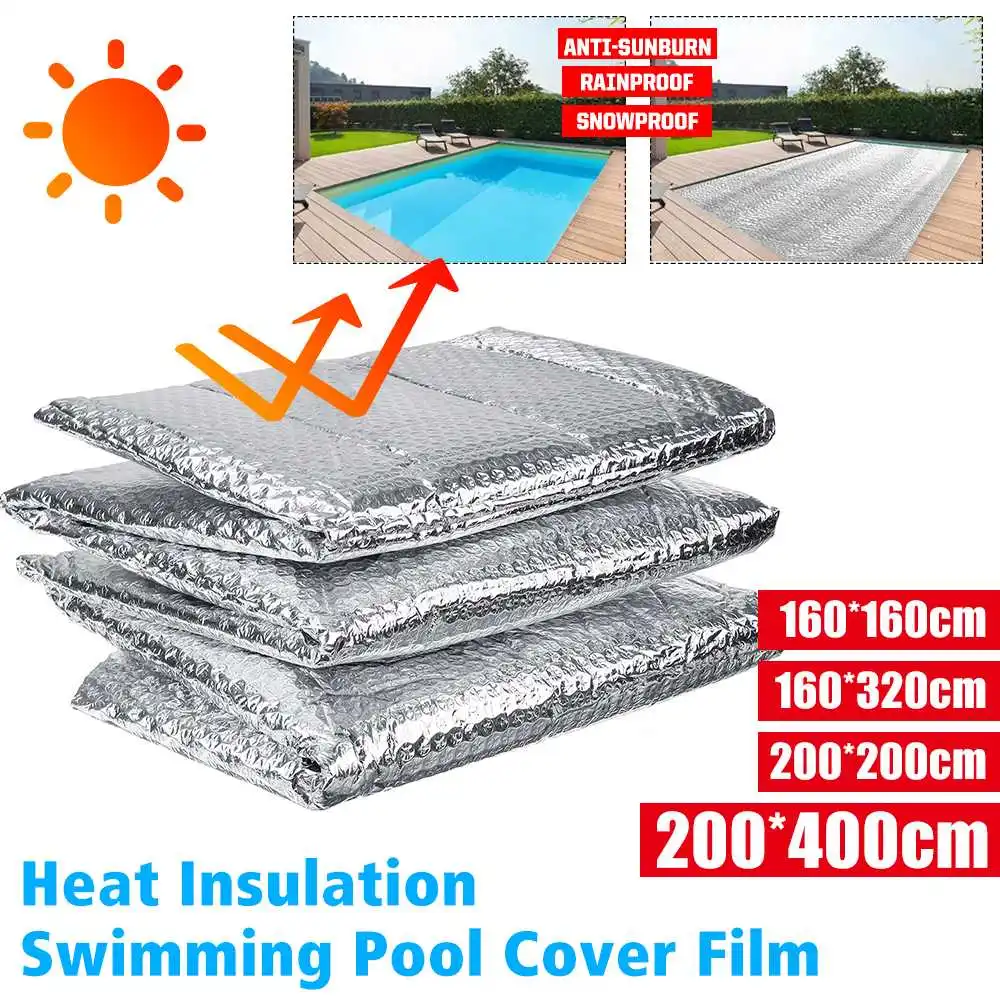 Портативная теплоизоляционная пленка большого размера чехол для бассейна