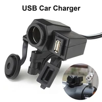 motorcycle cigarettes lighter 2 1a usb charger waterproof dustproof power adapter suitable for straddle bikes scooters