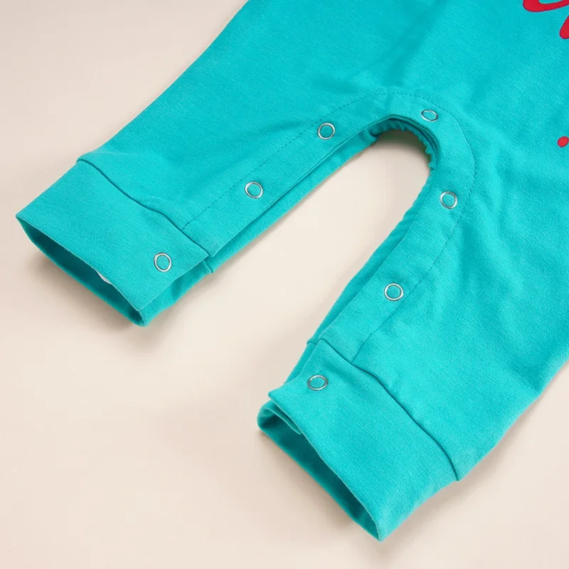 2 шт. новорожденных мальчиков и девочек с длинным рукавом рождественские Боди