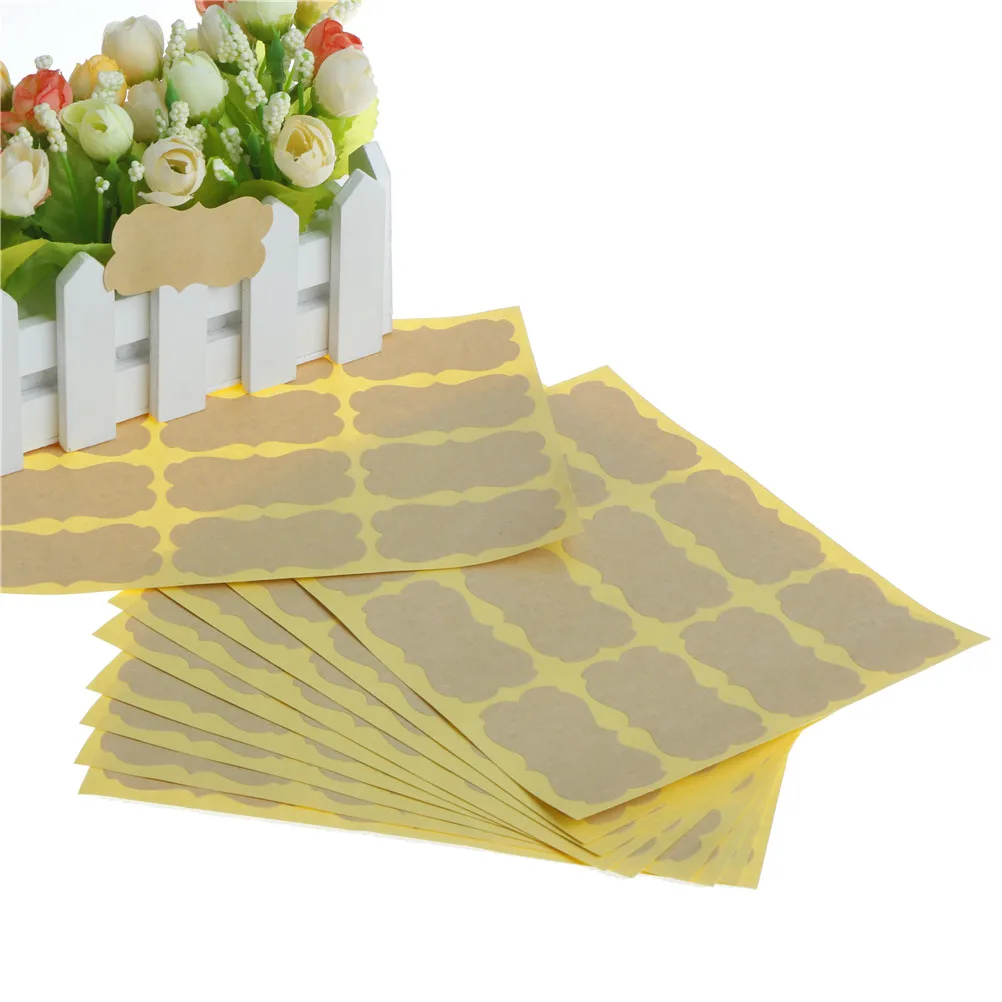 

Наклейка для этикеток, Крафтовая, винтажная, печать ручной работы, для подарочной Горячая Распродажа, 120 шт.