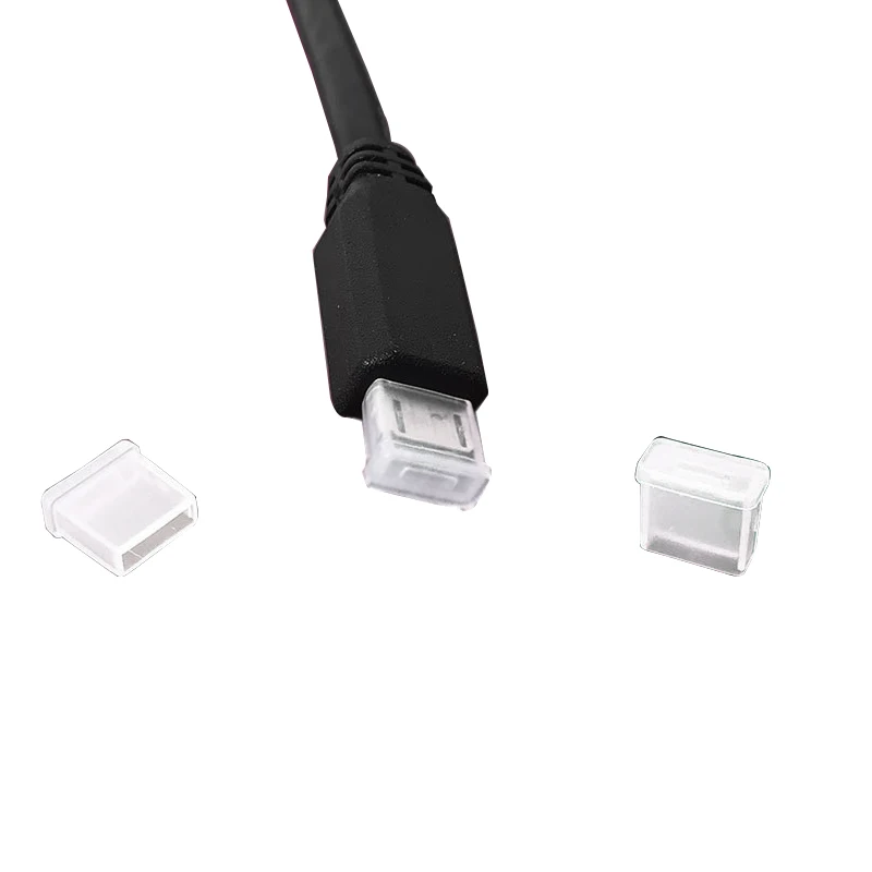 

500pcs Micro Charging Plug Cover Waterproof And Dustproof